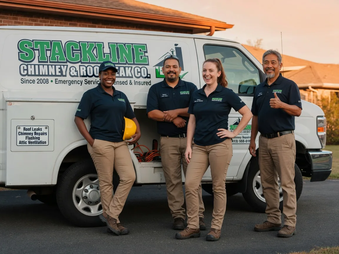 Chimney flashing repair company in Hewitt, TX
